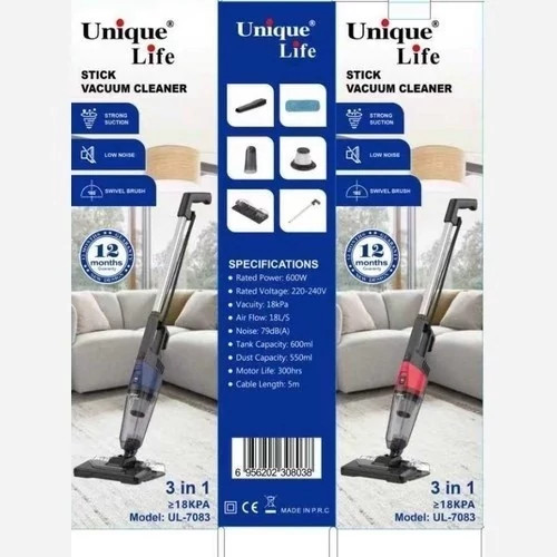 جارو برقی عصایی سه کاره یونیک لایف مدل UL-7083