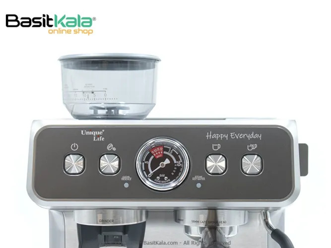 دستگاه اسپرسوساز نیمه صنعتی مدل UL-5167-GS یونیک لایف