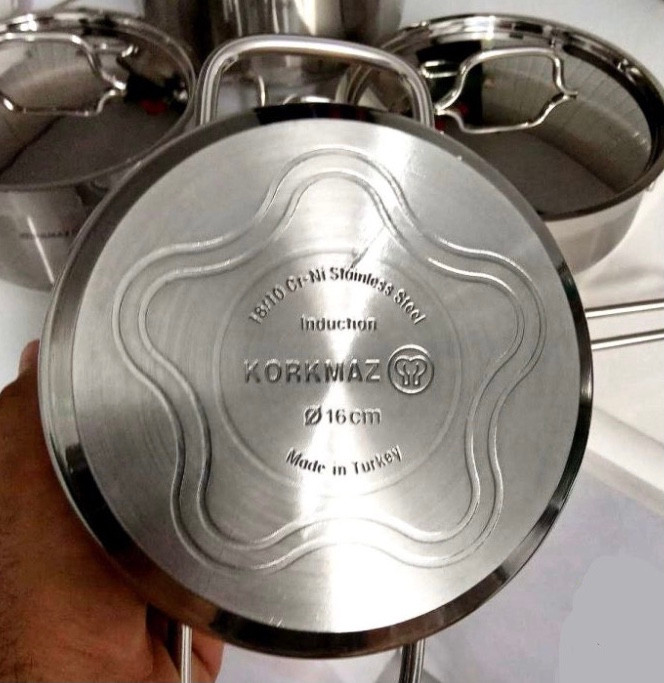 سرویس قابلمه استیل کرکماز ترکیه مدل Alfa کد A1660