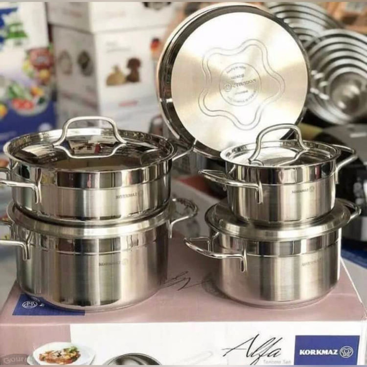 سرویس قابلمه استیل کرکماز ترکیه مدل Alfa کد A1660