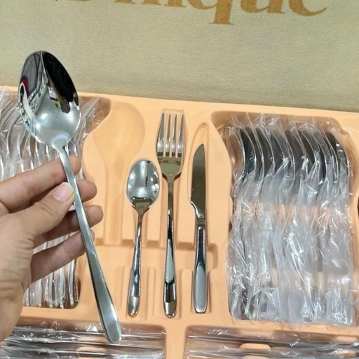 سرویس قاشق چنگال ۱۴۴ پارچه یونیک