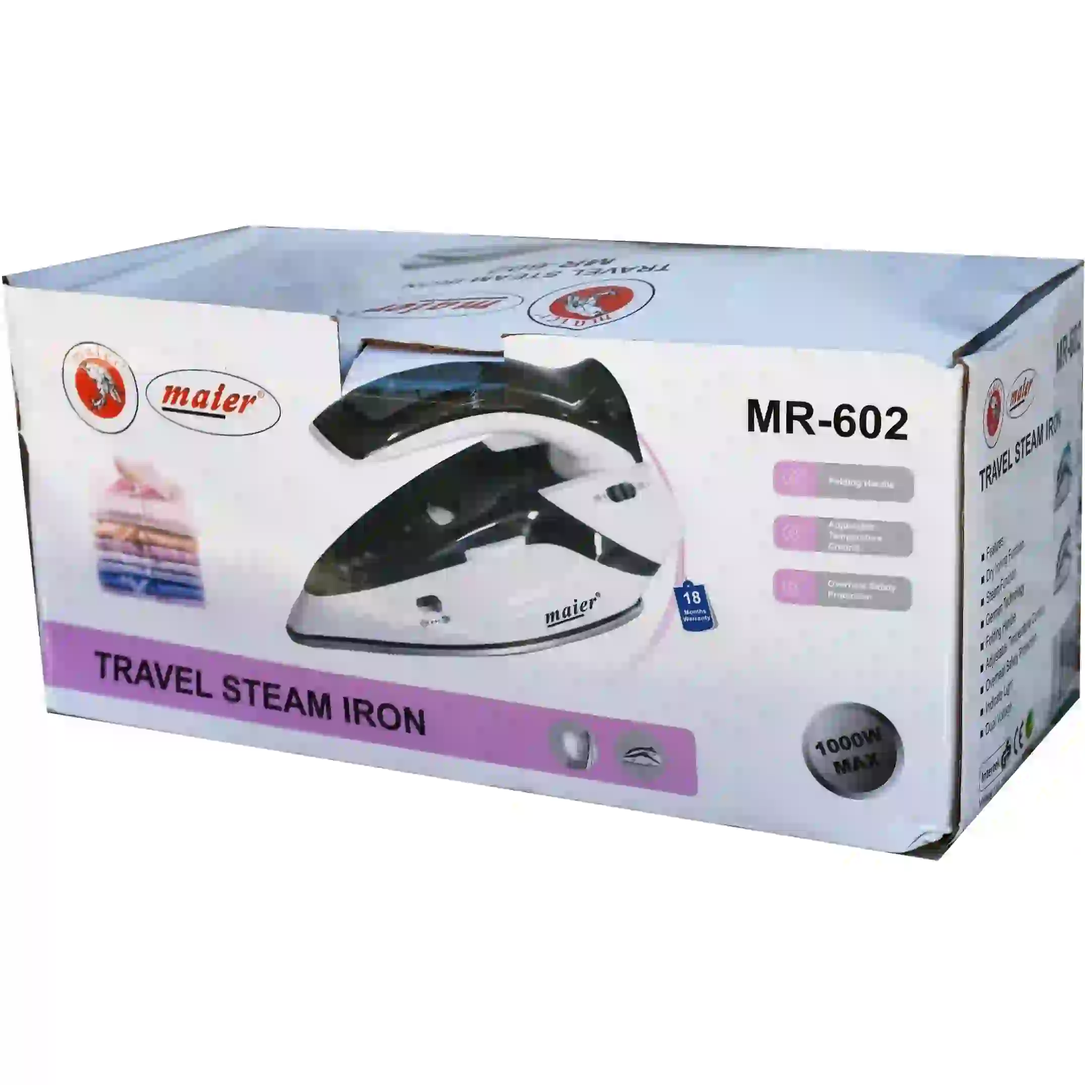 اتو بخار مسافرتی مایر مدل mr-602