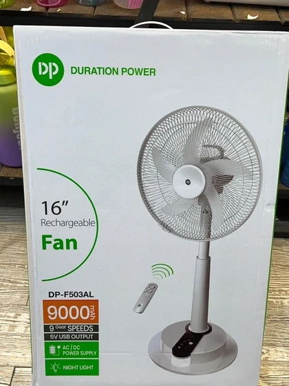 پنکه شارژی ایستاده DP مدل DP-F503AL
