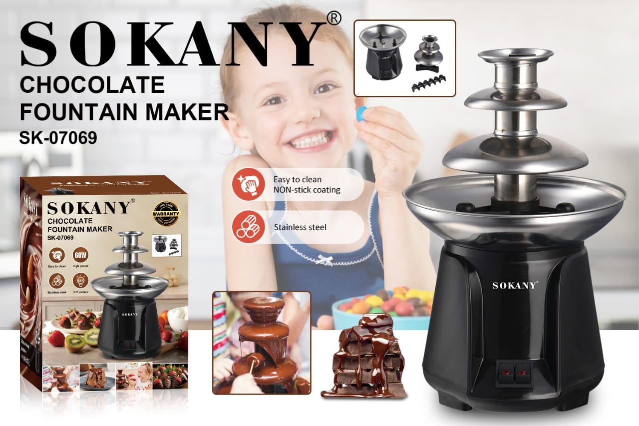 دستگاه آبشار شکلات سوکانی مدل SK-07069