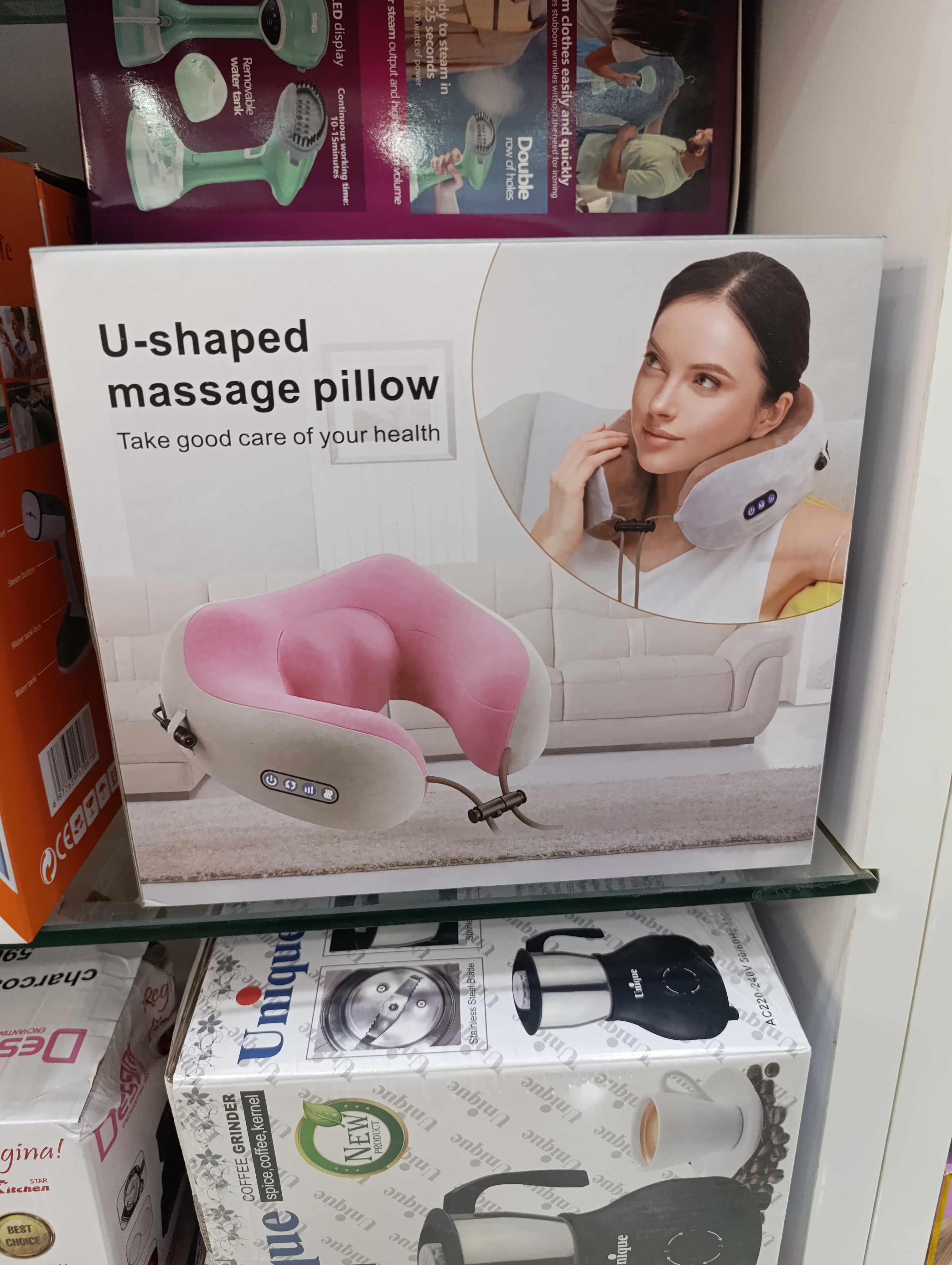 ماساژور گردن U-shaped برقی بالشتی