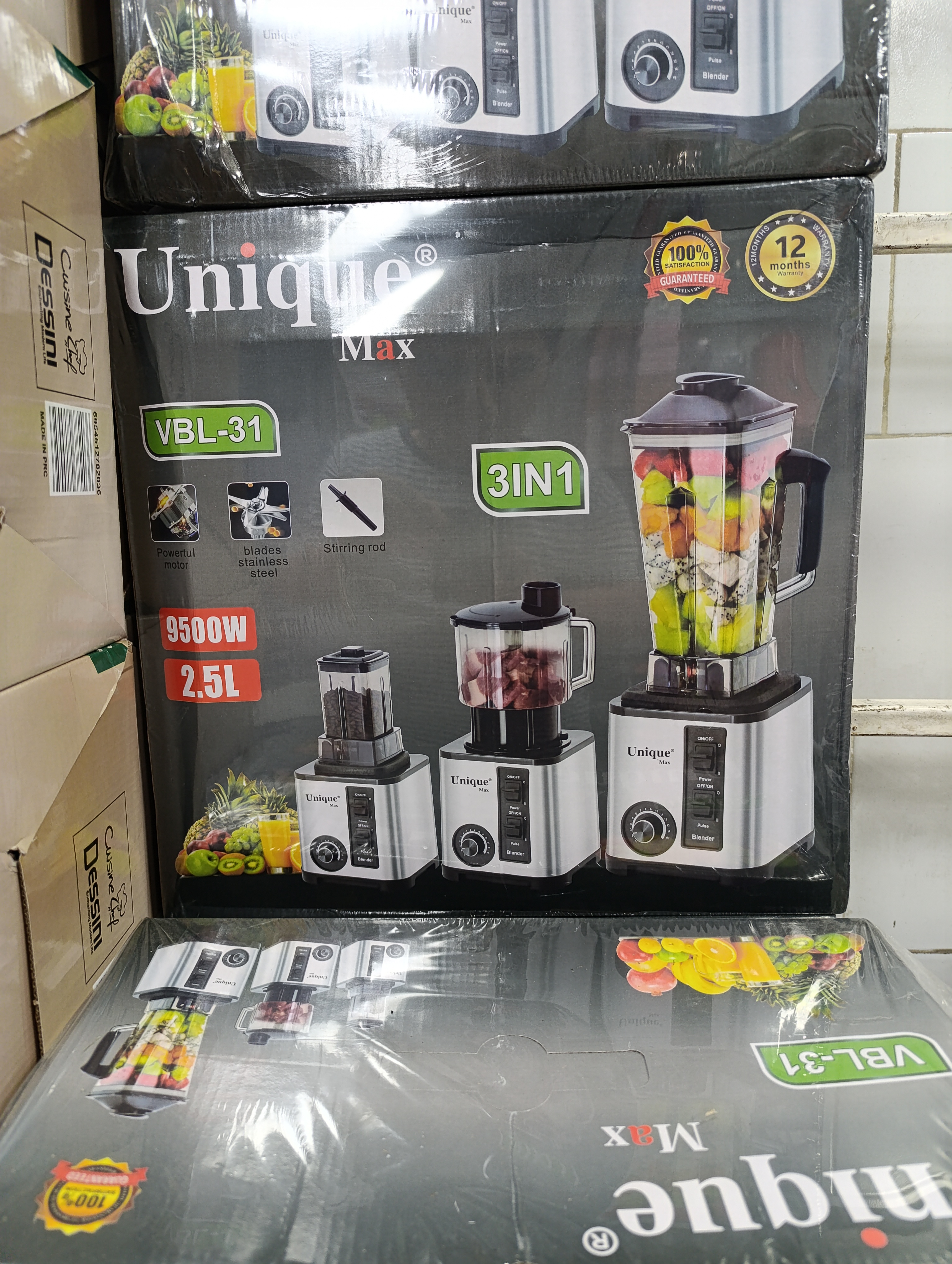 مخلوط کن 3 کاره یونیک مدل VBL-31