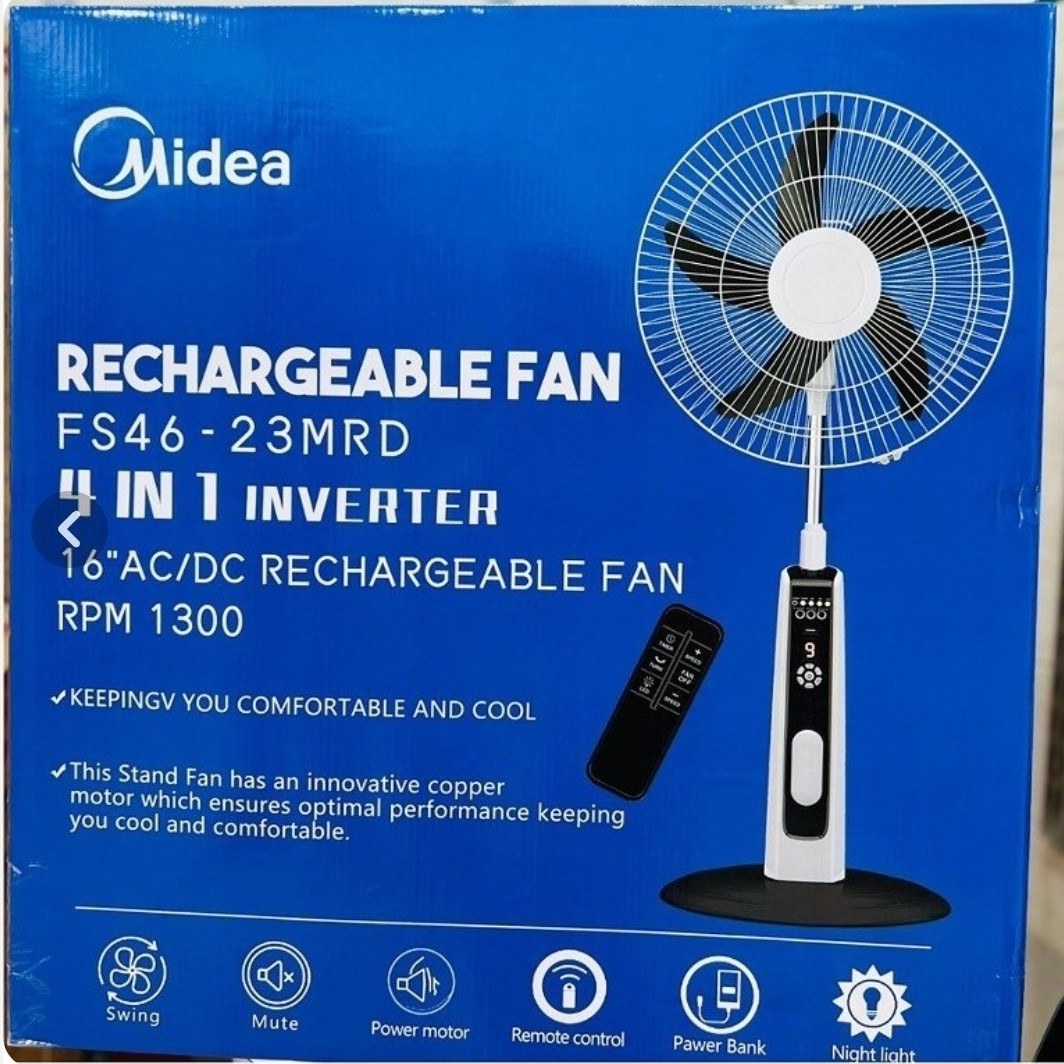 پنکه شاژری ایستاده مدیا- سایز ۱۶ اینچ مدل FS46_23MRD