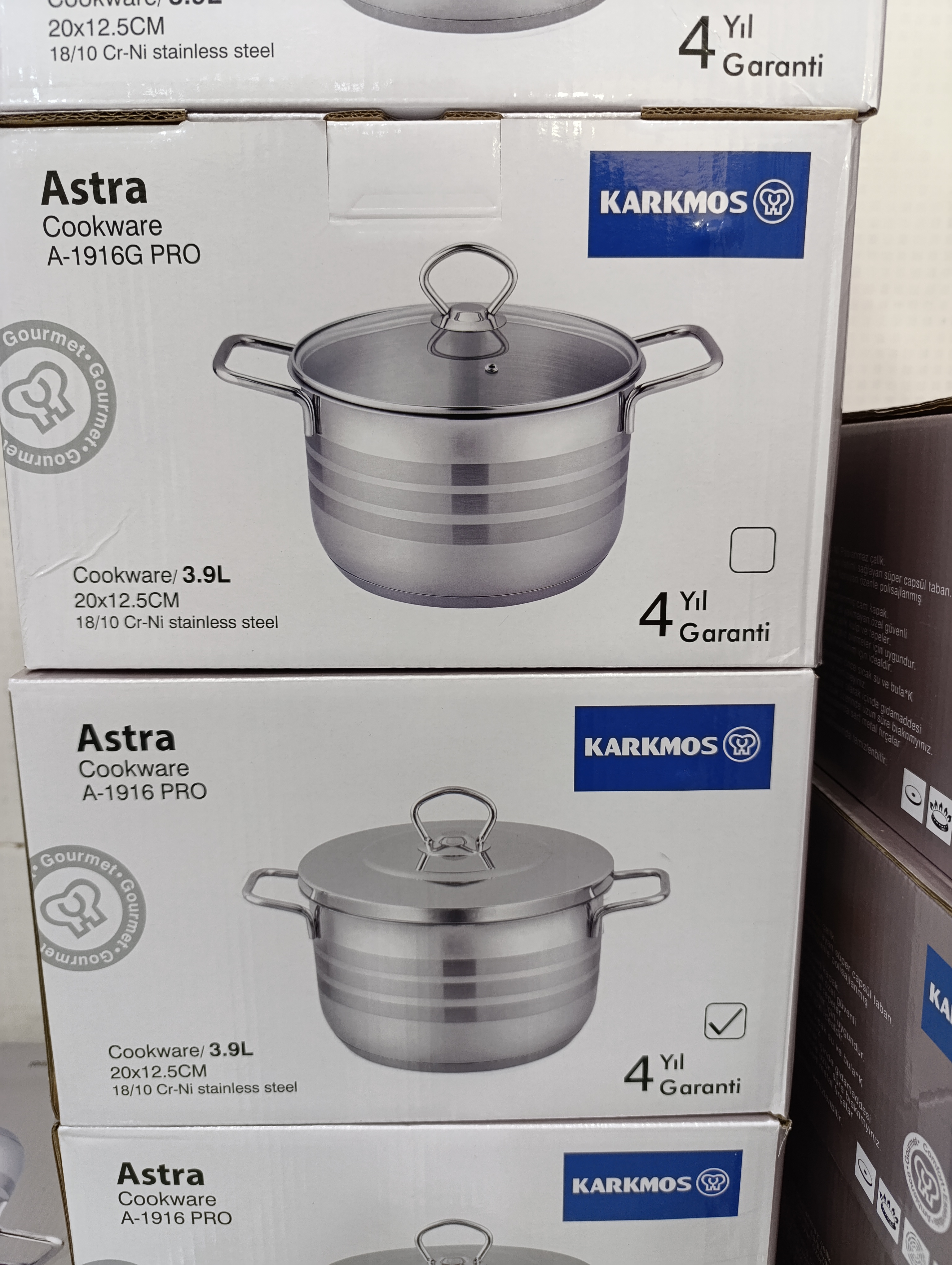 قابلمه استیل سایز 20 کارکموس مدل Astra A-1916PRO