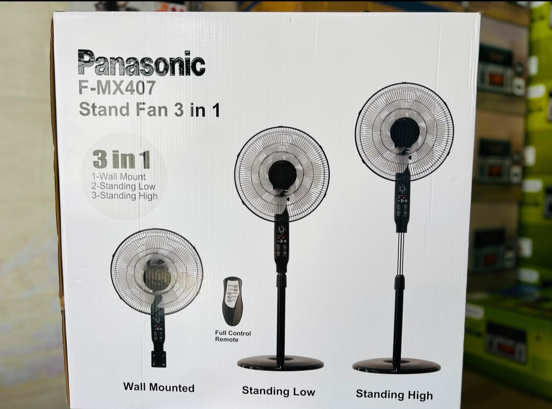 پنکه 3 حالته پایه دار پاناسونیک مدل F-MX407