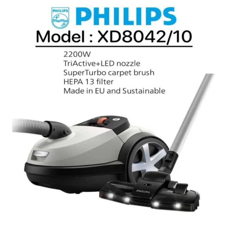 جاروبرقی فیلیپس 2200 وات مدل XD8042