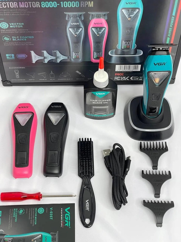ماشین اصلاح و خط زن وی جی آر مدل V-035T