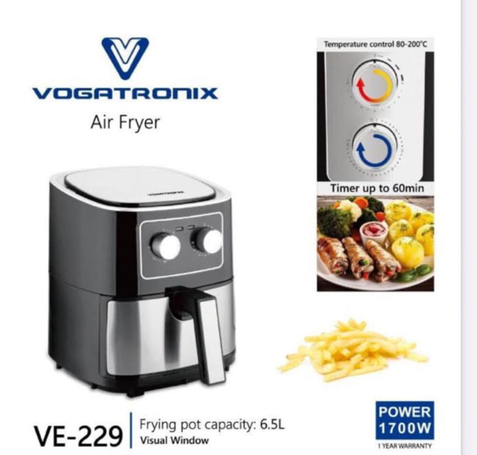 سرخ کن بدون روغن وگاترونیکس مدل VE-229 ظرفیت 5.5 لیتری