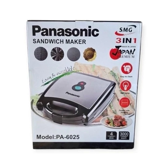 ساندویچ ساز سه کاره پاناسونیک Panasonic مدل PA-6025