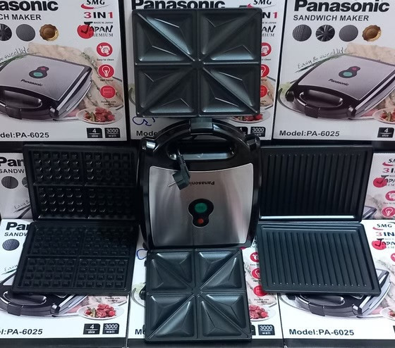 ساندویچ ساز سه کاره پاناسونیک Panasonic مدل PA-6025