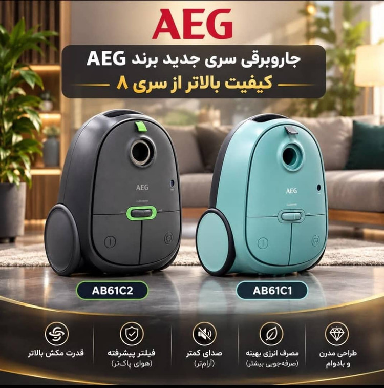 جاروبرقی AEG سری 6000 مدل AB61
