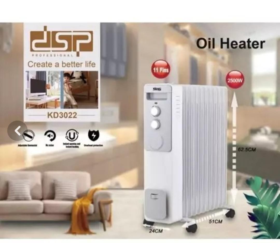 شوفاژ برقی روغنی ۱۱ پره دی اس پی مدل KD3022